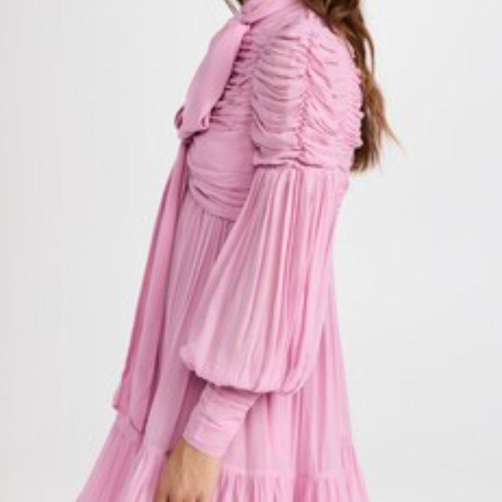 Zimmermann Celestial Ruched Mini Dress 0P - Picture 2 of 5